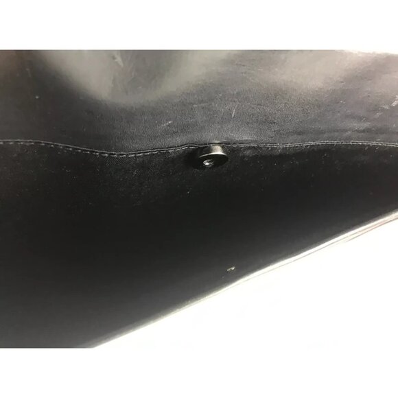 Wilsons Leather Unisex Black Leather Top Handle Briefcase Document Case Bag - Picture 10 of 12